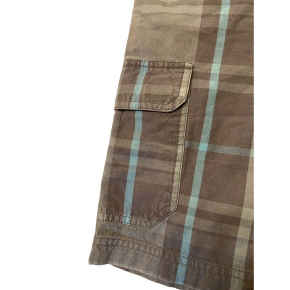 Columbia Omni-Shade Sun Protection Plaid Shorts 38W 10L Mens - Picture 8 of 9